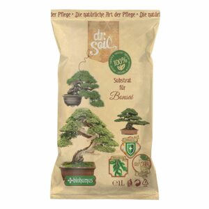 Dr.Soil natürliches Substrat für Bonsai und andere Topfpflanzen im 1L Beutel
