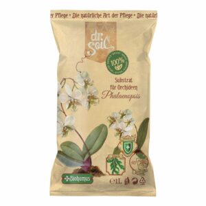 Dr.Soil natürliches Substrat für Phalaenopsis Orchideen in 1L Beutel